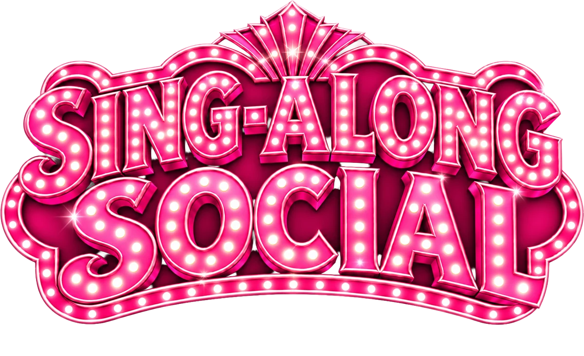 Sing-Along Social marquee logo